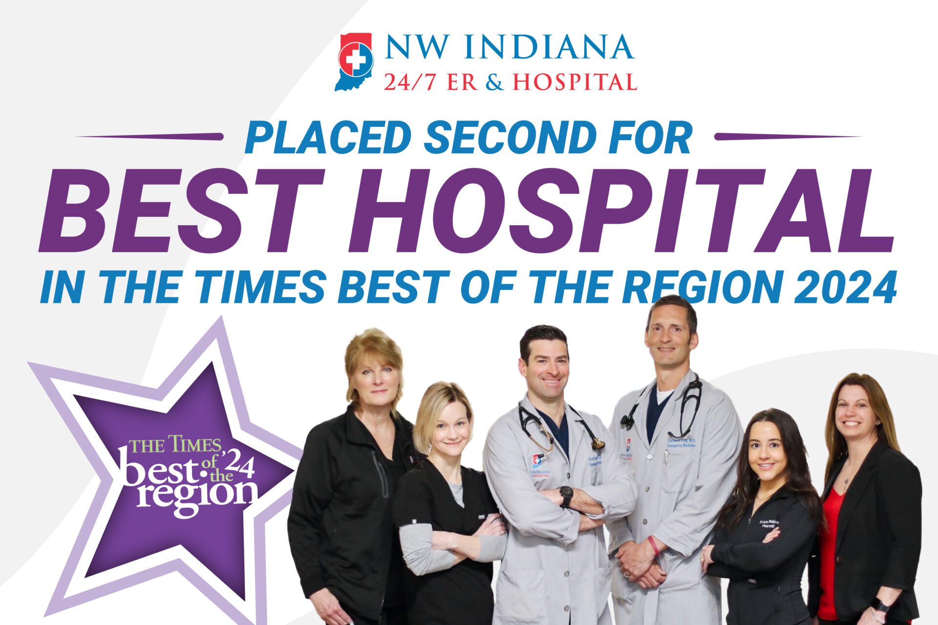 NW Indiana ER & Hospital Named ‘Best Hospital’ in the Region Four Years in a Row